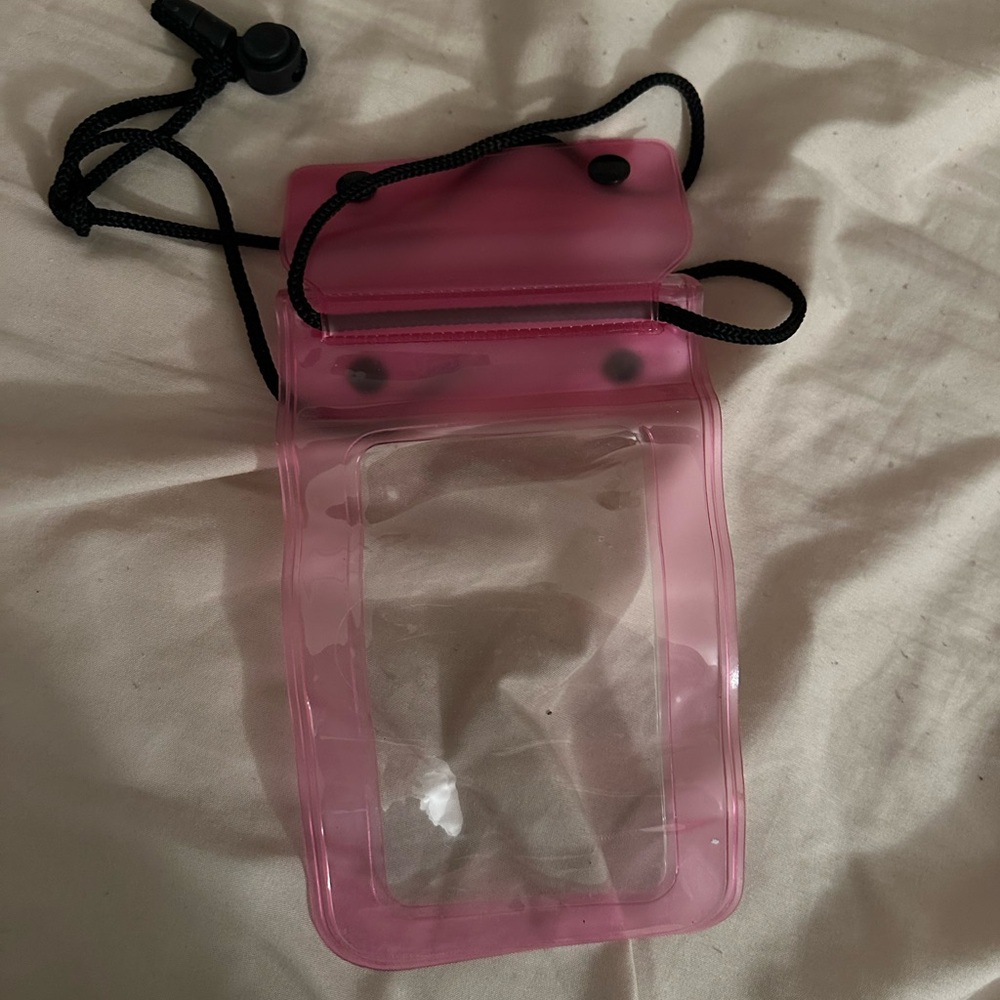Waterproof Pink Phone Pouch